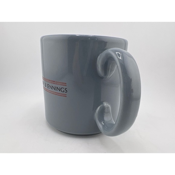 Wright Lidnesy Jennings Advertising Coffee Mug Cup Vintage Gray - Picture 4 of 8